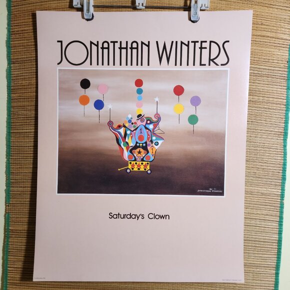 SET of 5 1980s Fine Art Posters, Jonathan Winters Vintage Surreal, 28"x22" (NOS) - Picture 7 of 16